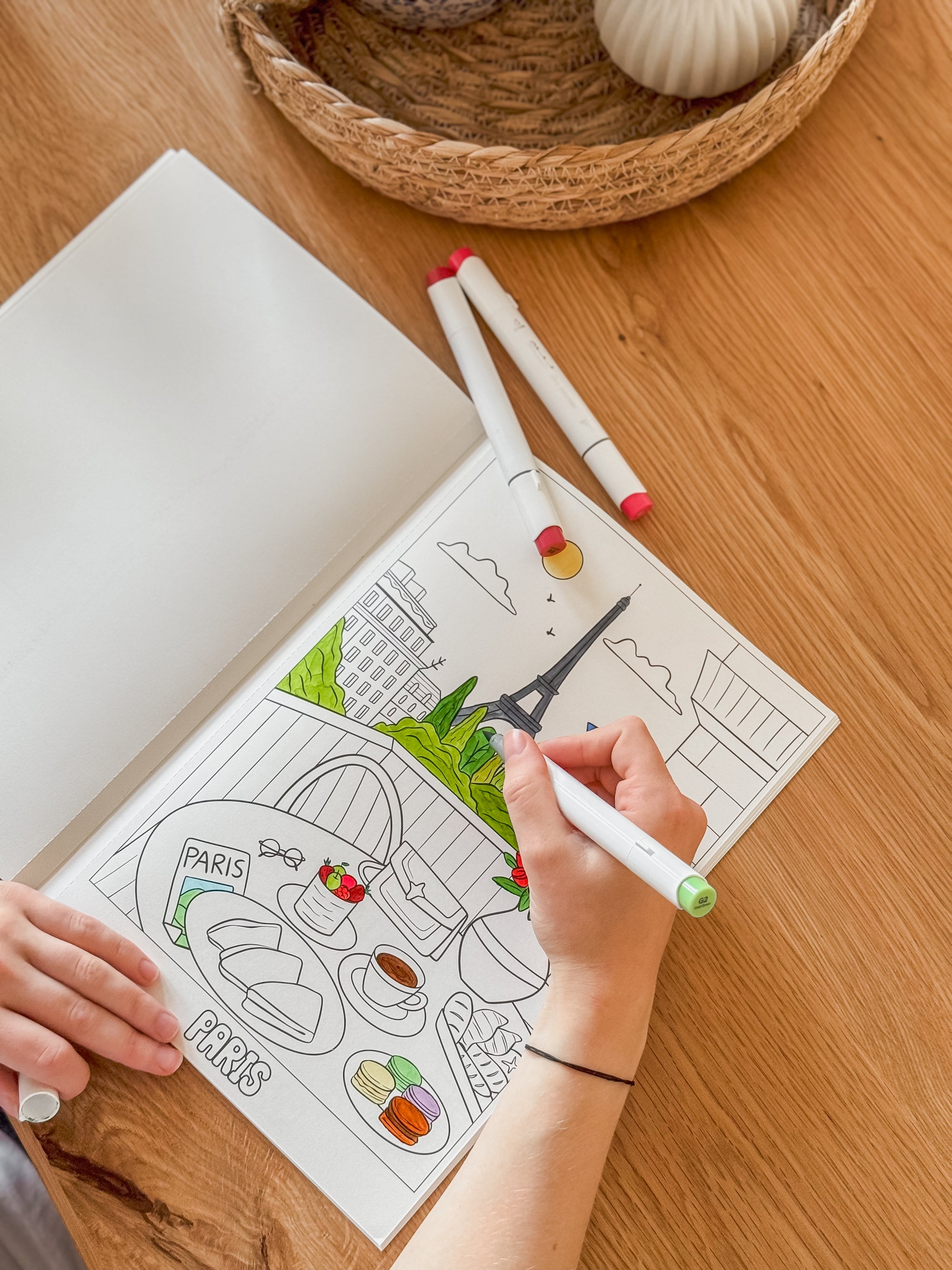 Summer in Europe - Coloring Book
