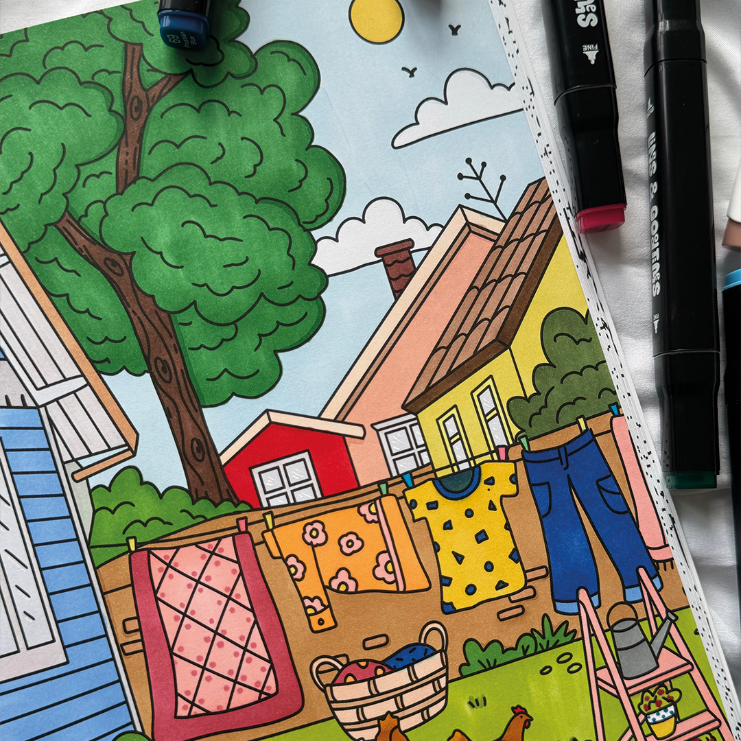 Lotta's Scandinavian Dream - Coloring Book