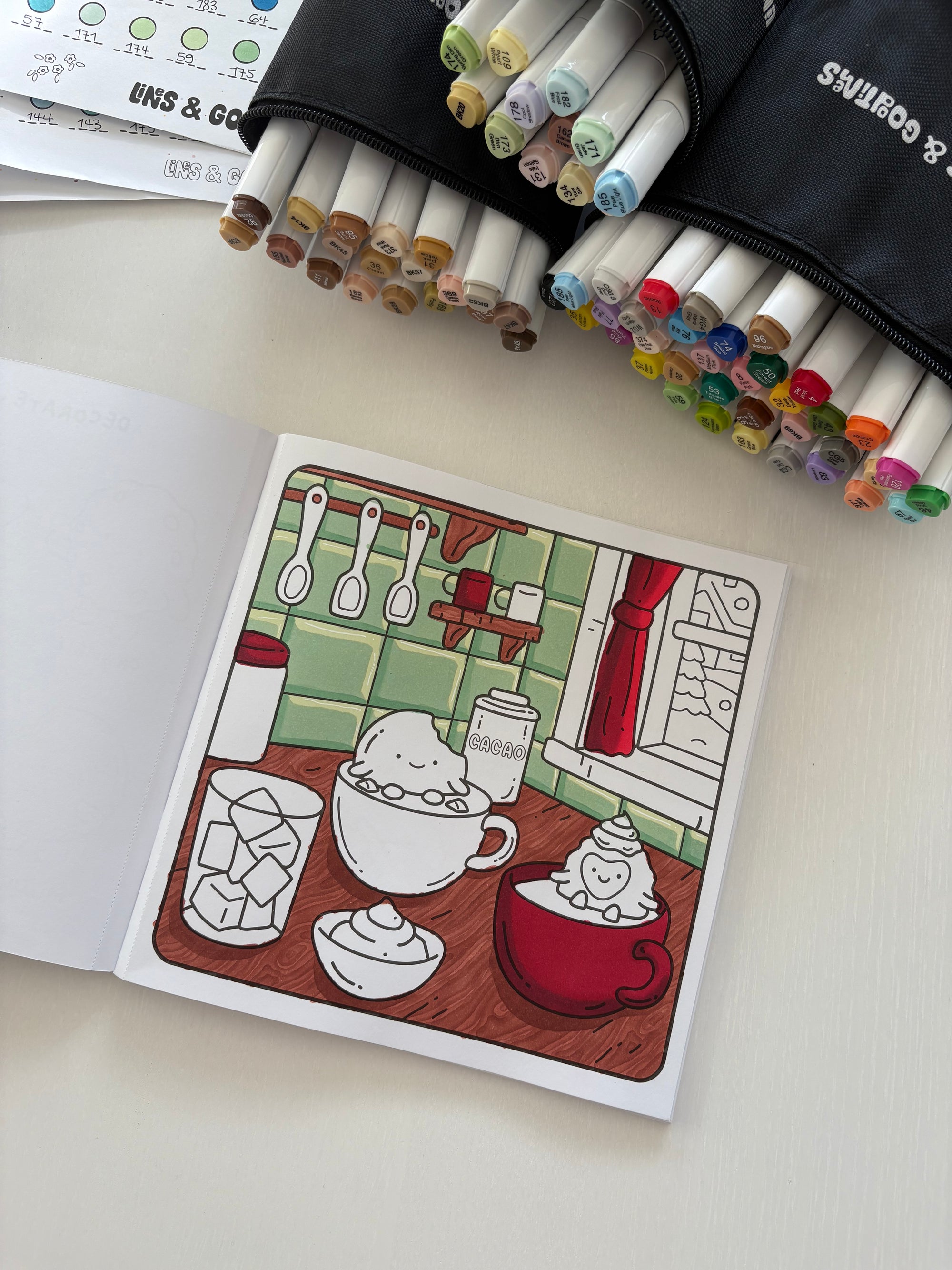 Cozy Cookies - Coloring Book