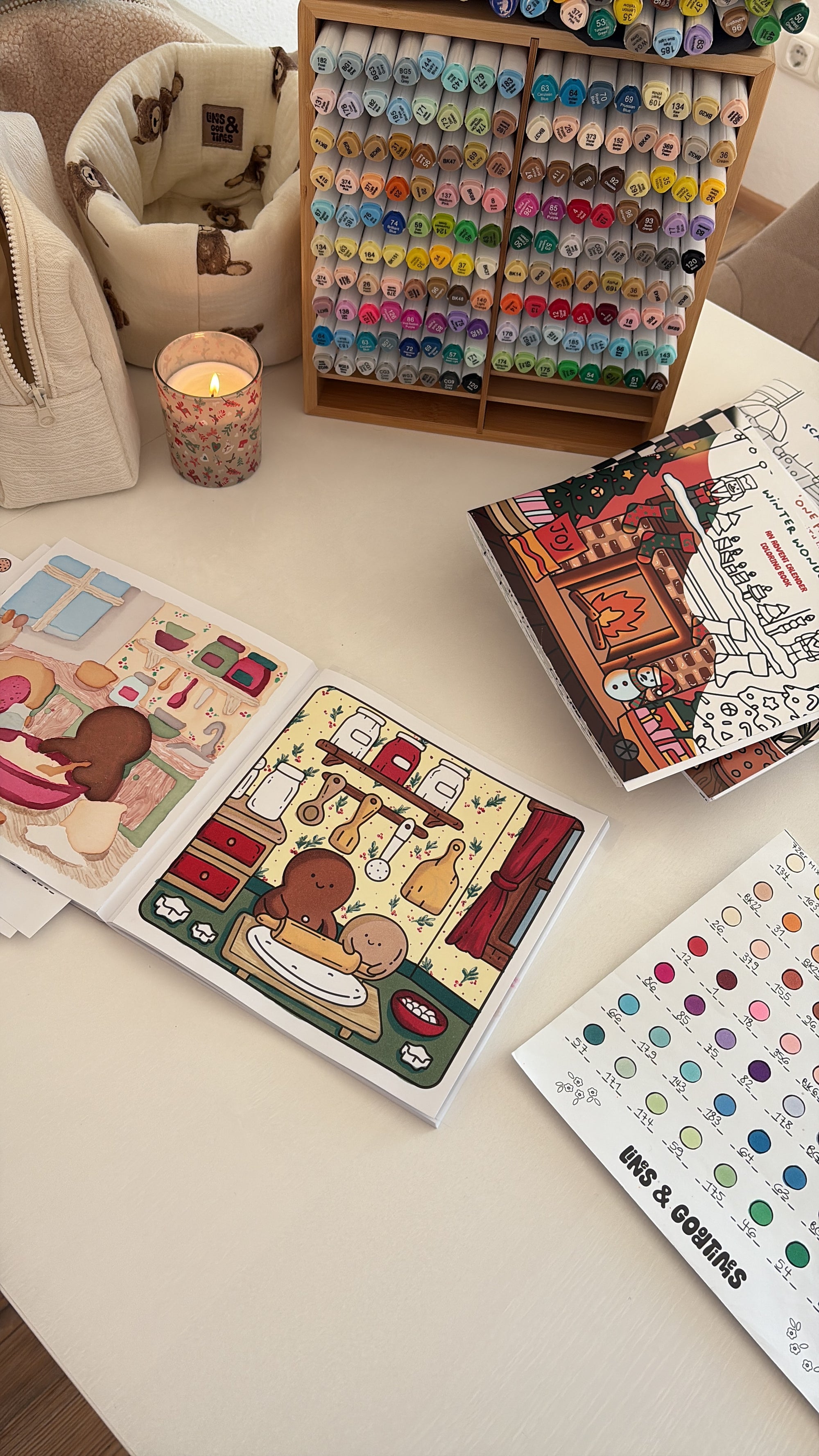 Cozy Cookies - Coloring Book
