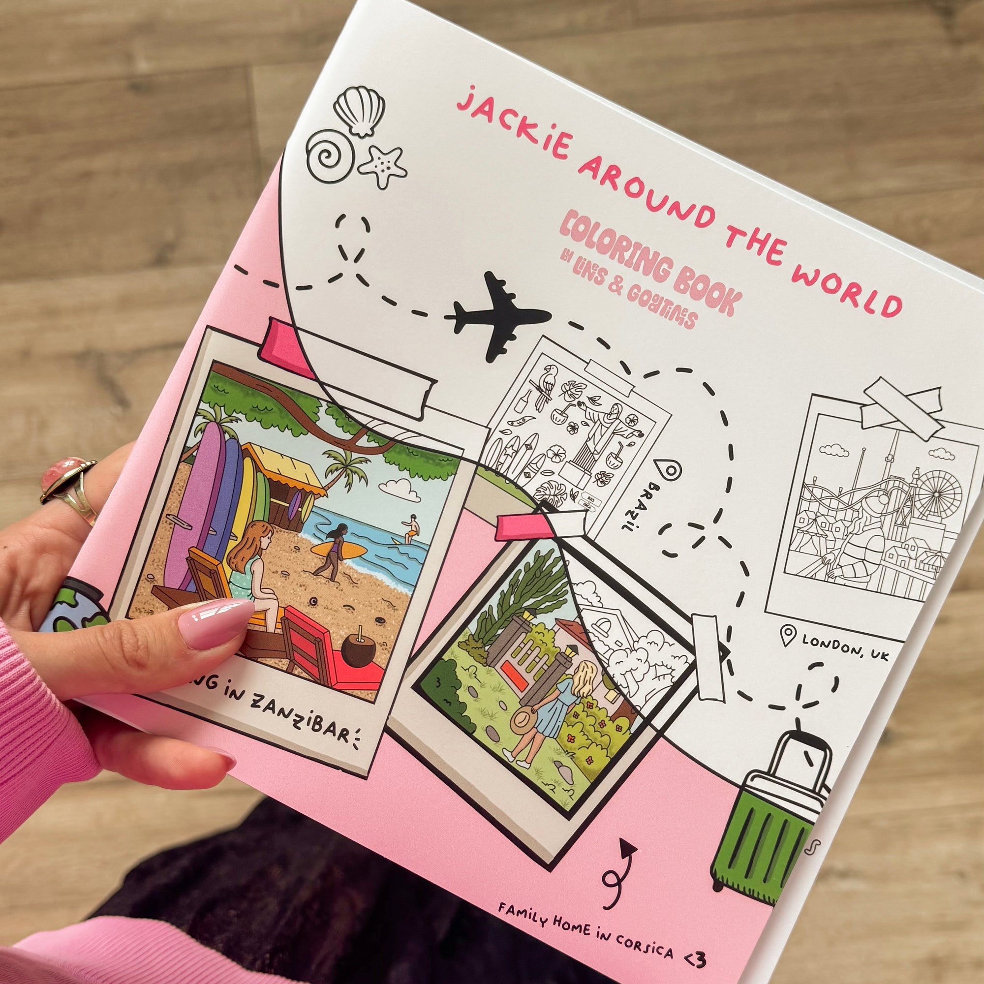 Jackie Around the World - Coloring Book
