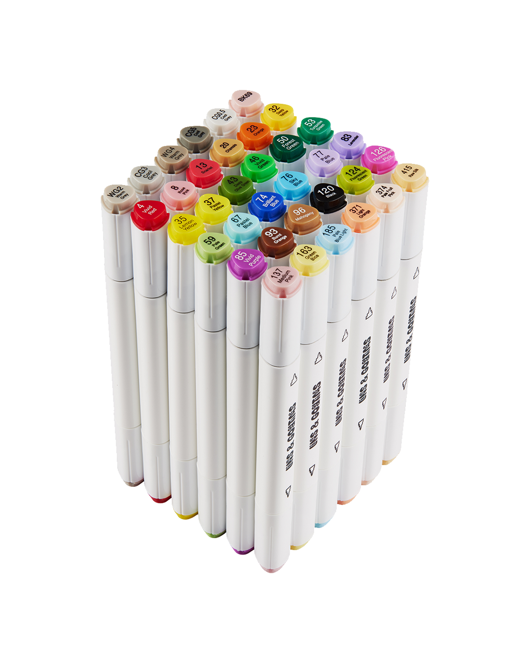 Alkohol-Marker PRO - 36 Farben - Doppel-Brush Spitze