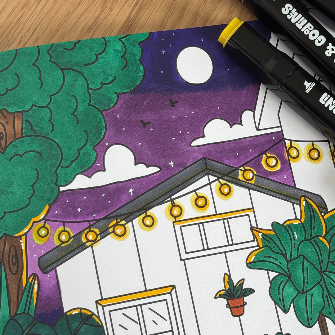 Lotta's Scandinavian Dream - Coloring Book