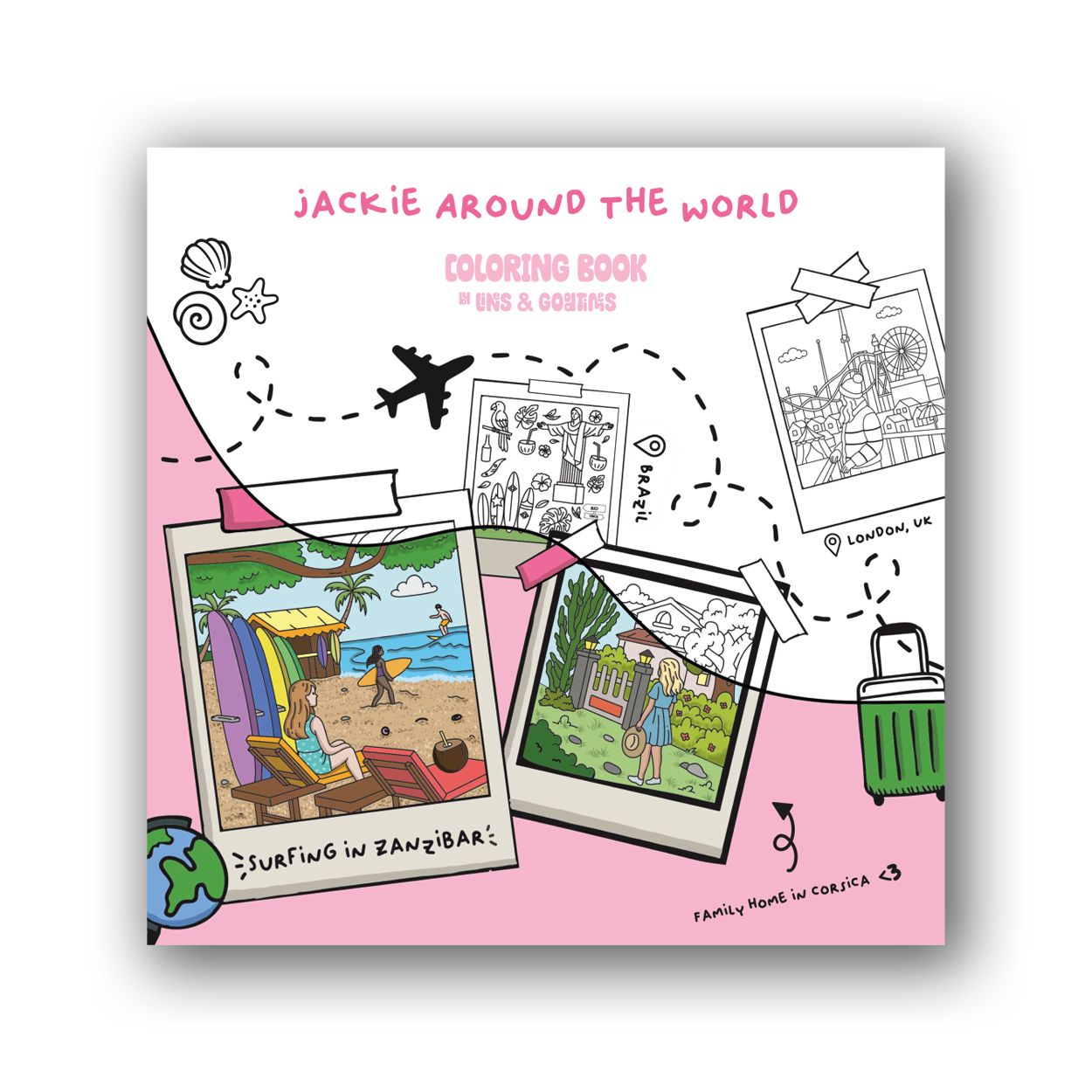 Jackie Around the World - Coloring Book