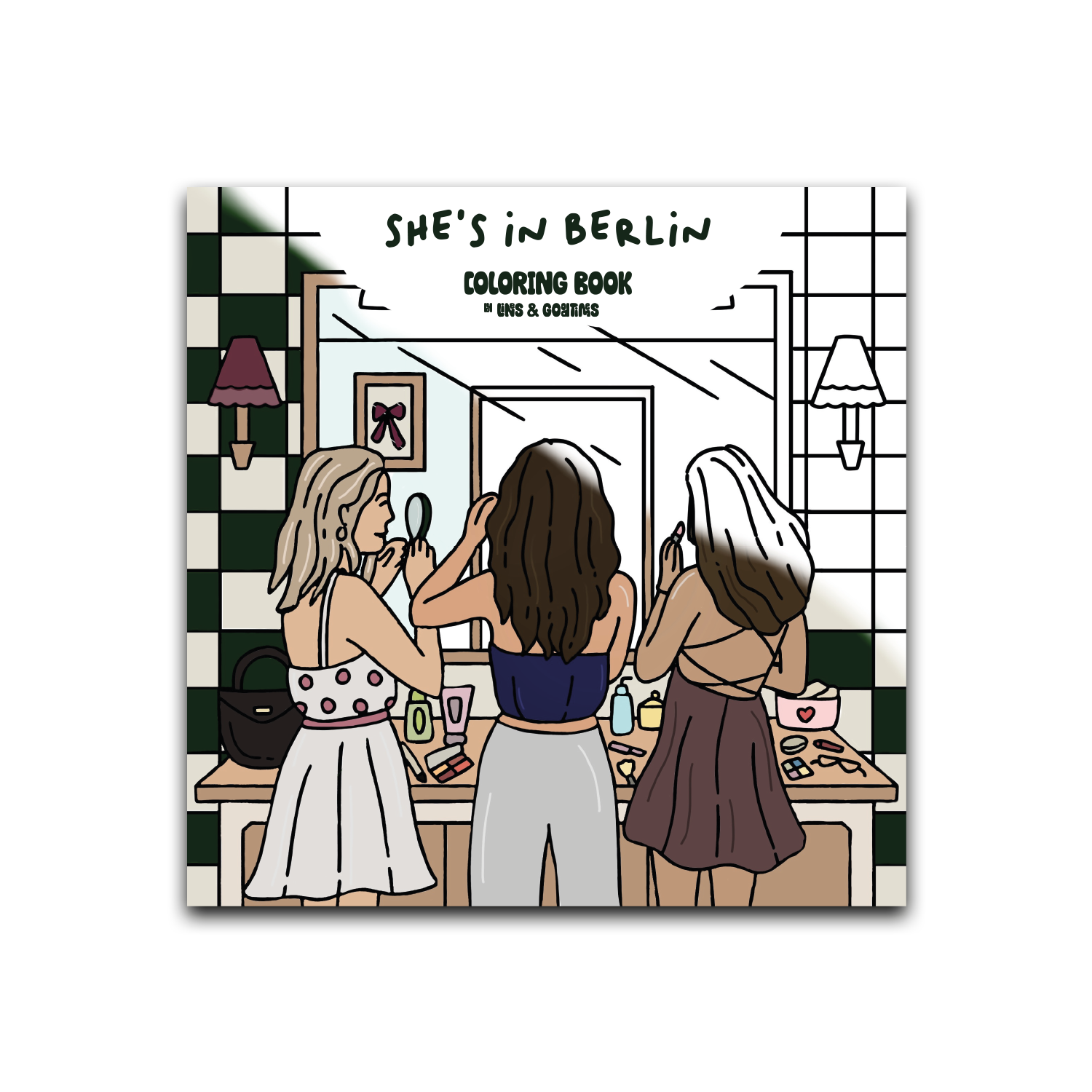 She's in Berlin - Coloring Book (She's Talking x Lines&GoodTimes)