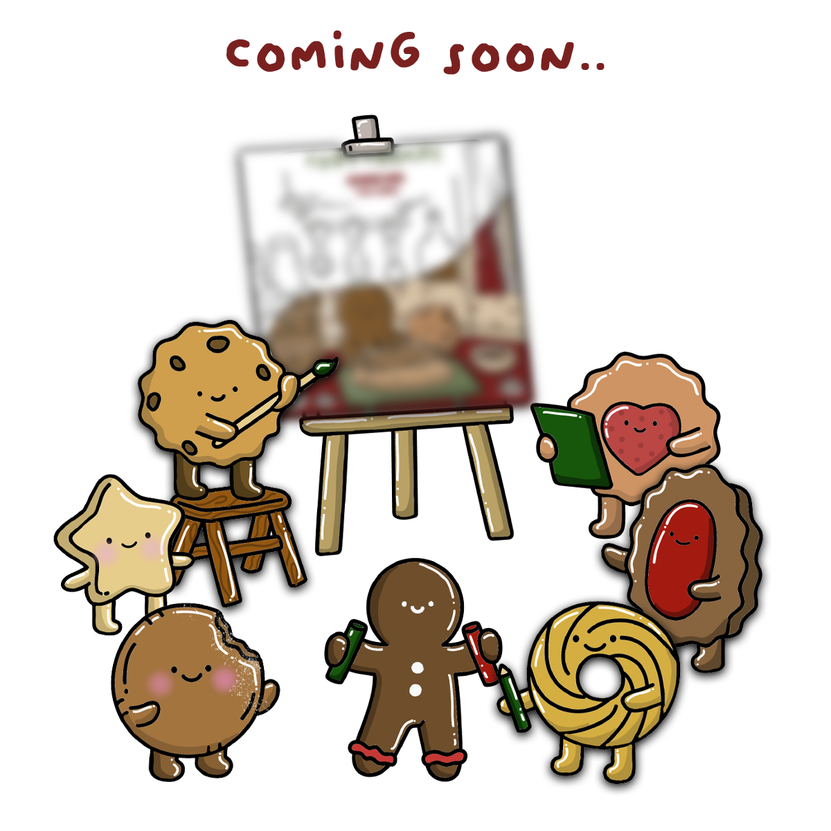 Coming Soon - Coloring Book (🍪)