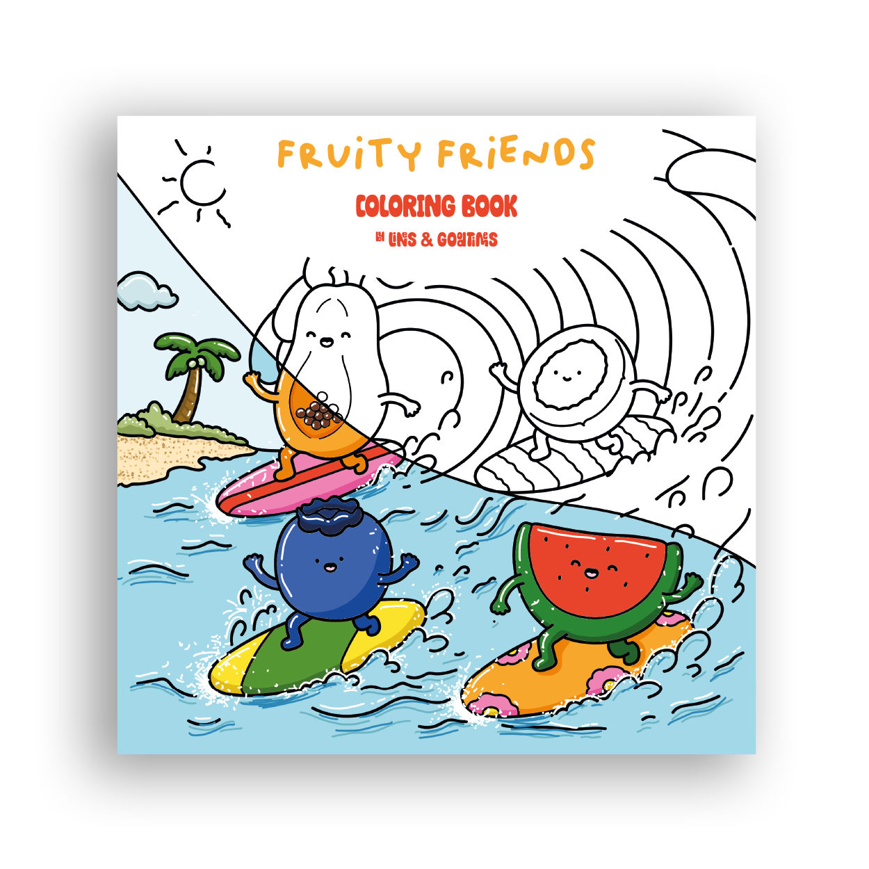 Fruity Friends - Coloring Book