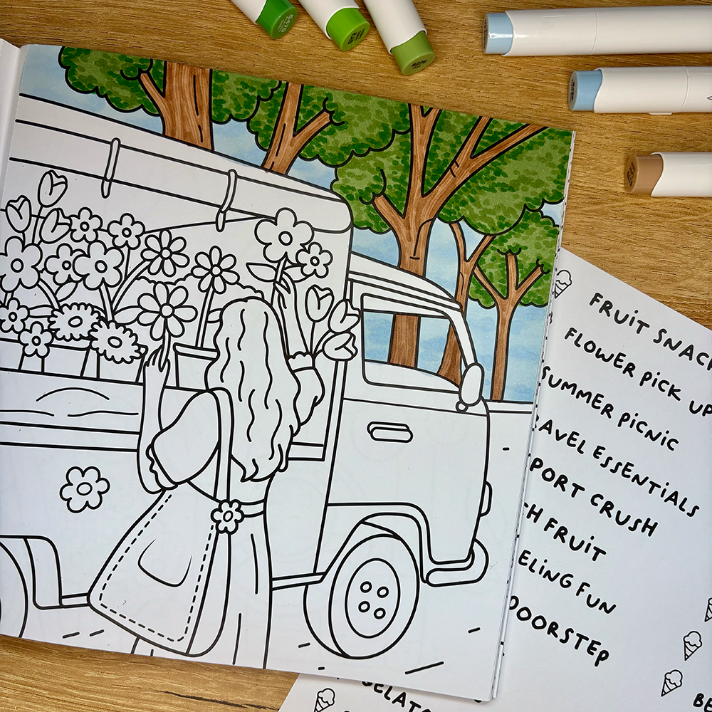 Hot Girl Summer - Coloring Book