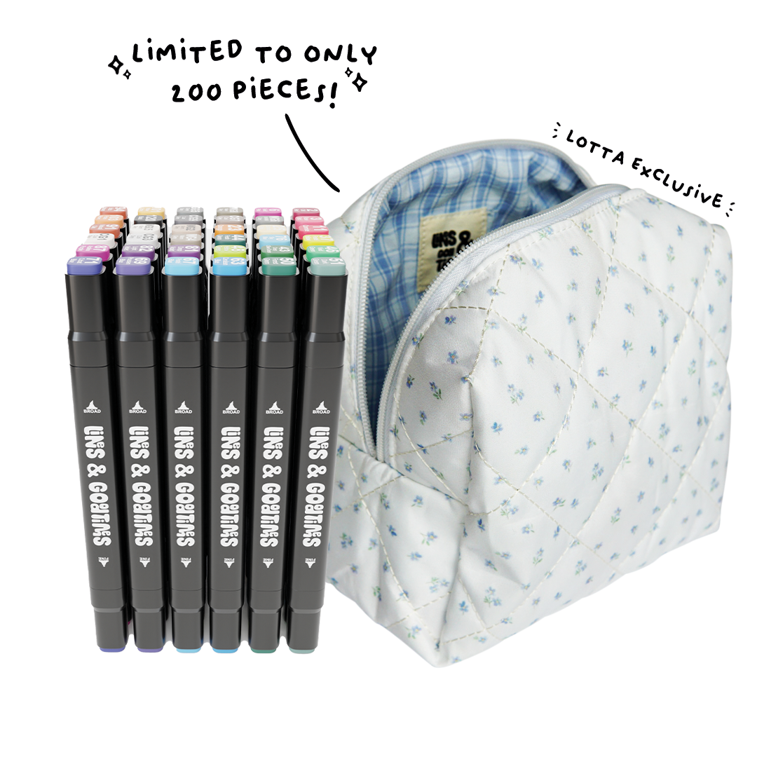 36 Alcohol Marker – Starter Set mit kleinen Makeln