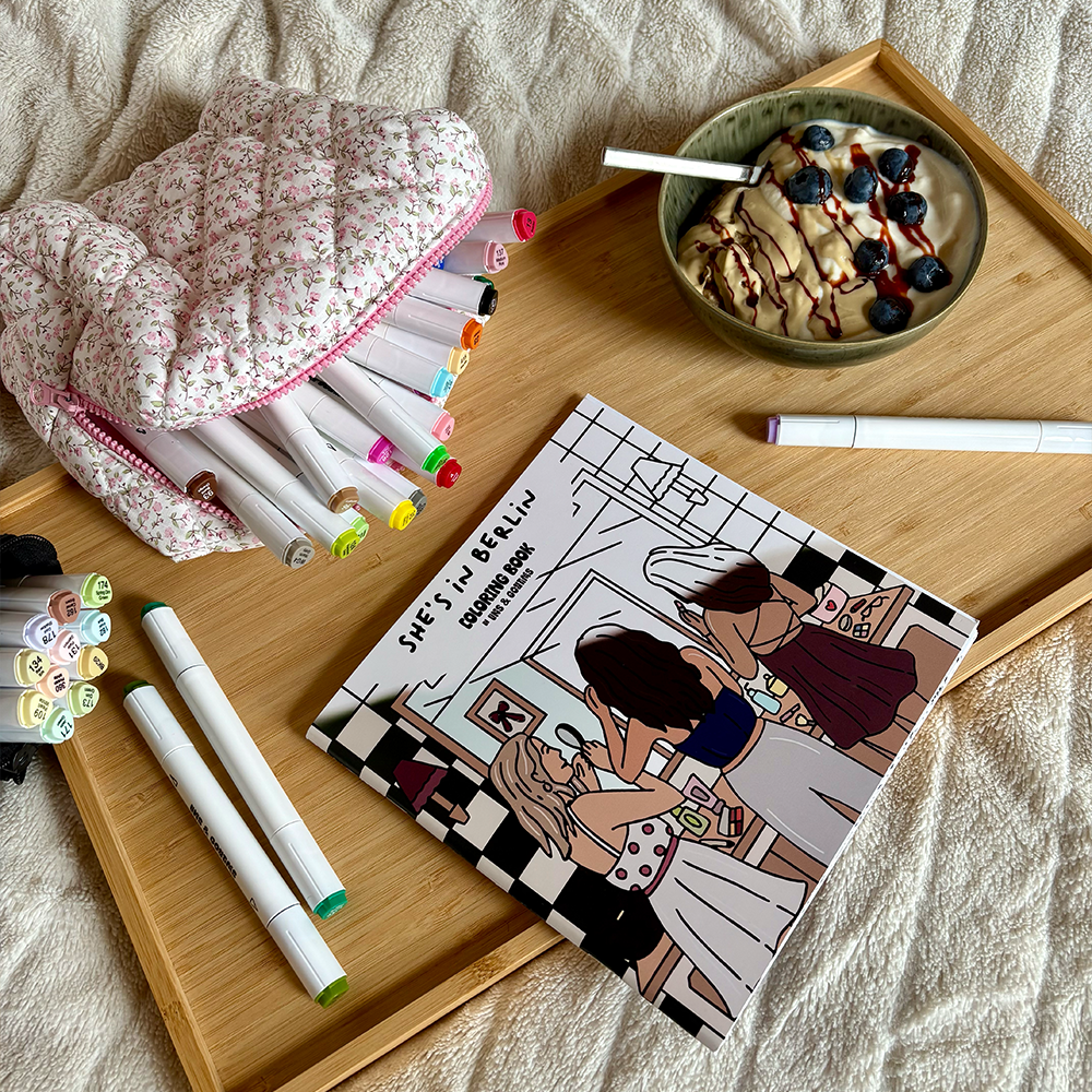 She's in Berlin - Coloring Book (She's Talking x Lines&GoodTimes)